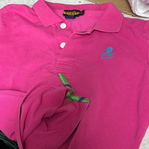 Rugby Ralph Lauren Pink Polo Shirt - Picture 2 of 4